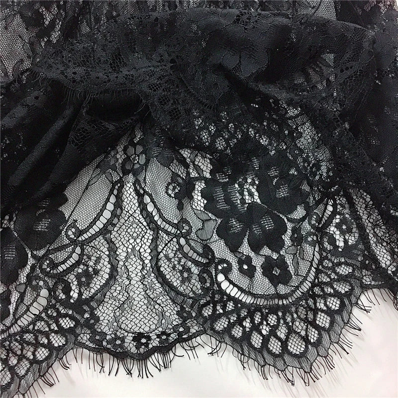 Women's Sheer Lace and Tulle Mini Skirt – Sexy Summer, Black & White