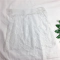 Women's Sheer Lace and Tulle Mini Skirt – Sexy Summer, Black & White