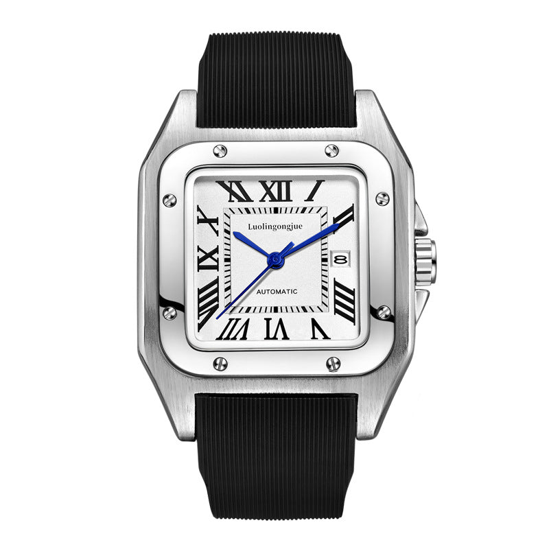 Reloj Mecánico Automático Skeleton – Esfera Grande 41.5mm Zafiro Resistente al Agua