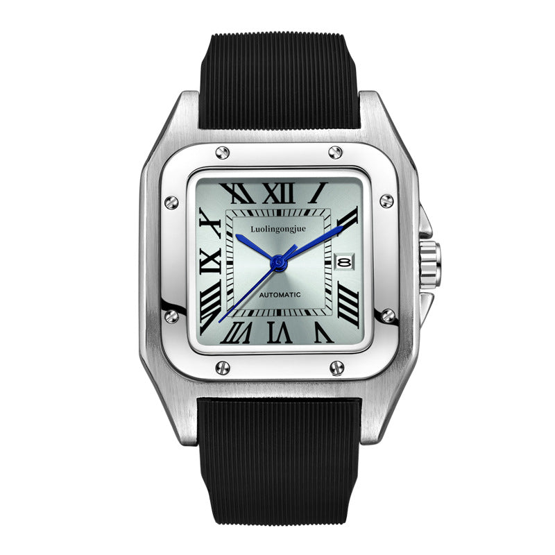 Reloj Mecánico Automático Skeleton – Esfera Grande 41.5mm Zafiro Resistente al Agua