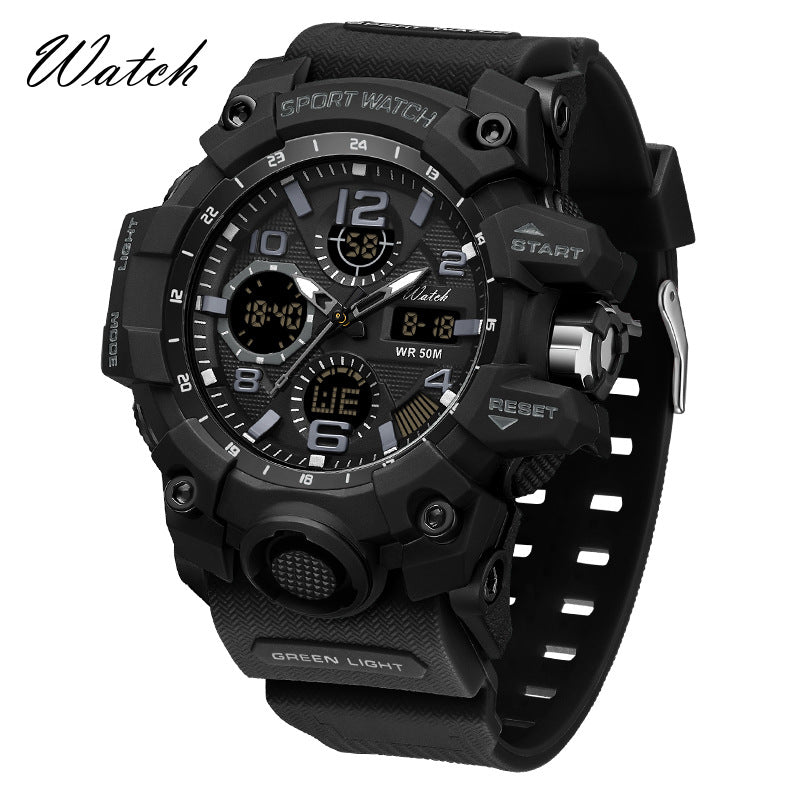 Sanda Multifunction Digital Sports Watch – Luminous Alarm Water Resistant 50M Unisex