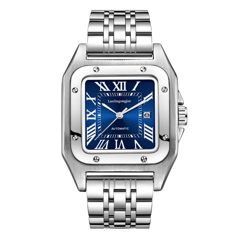 Reloj Mecánico Automático Skeleton – Esfera Grande 41.5mm Zafiro Resistente al Agua