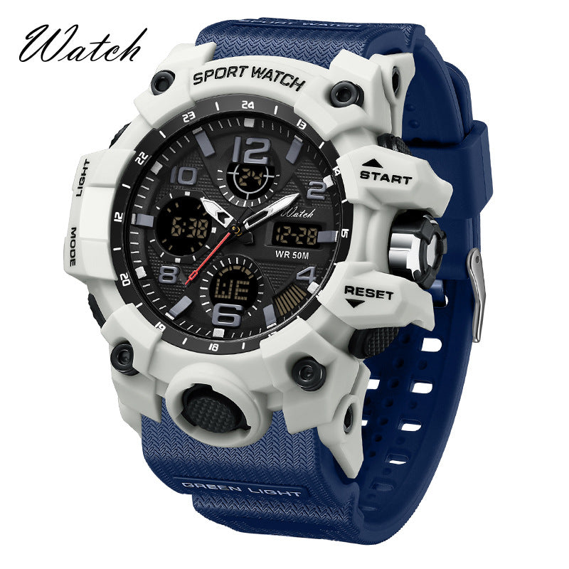 Sanda Multifunction Digital Sports Watch – Luminous Alarm Water Resistant 50M Unisex