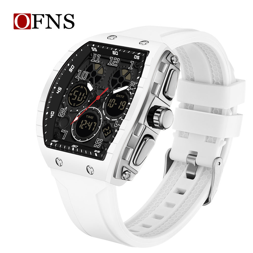 Reloj Digital Barril Multifunción Unisex – Cronometro Alarma Luminoso Resistente al Agua 50M