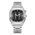 Reloj Retro Cuadrado Unisex – Pantalla Digital Dual Movimiento de Cuarzo Estilo Vintage