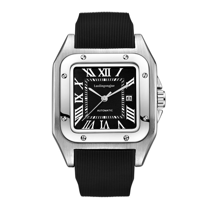 Reloj Mecánico Automático Skeleton – Esfera Grande 41.5mm Zafiro Resistente al Agua