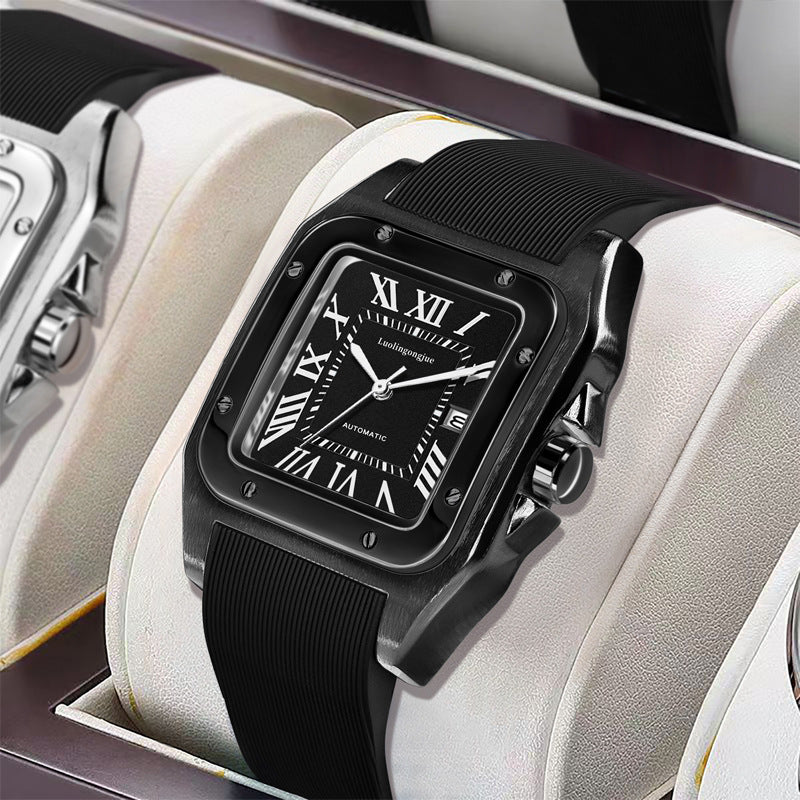 Reloj Mecánico Automático Skeleton – Esfera Grande 41.5mm Zafiro Resistente al Agua