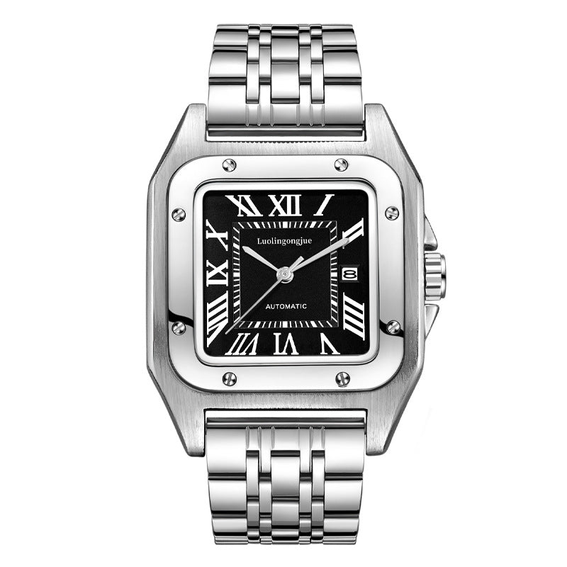Reloj Mecánico Automático Skeleton – Esfera Grande 41.5mm Zafiro Resistente al Agua