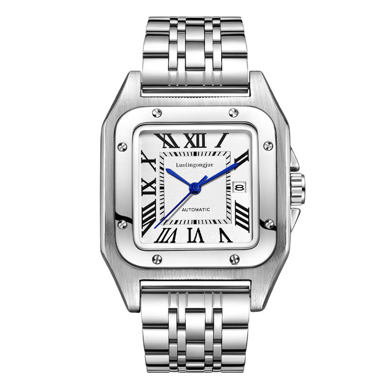 Reloj Mecánico Automático Skeleton – Esfera Grande 41.5mm Zafiro Resistente al Agua