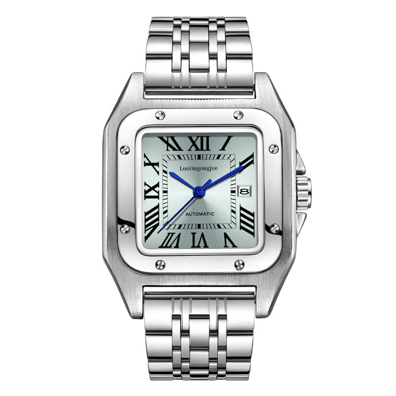 Reloj Mecánico Automático Skeleton – Esfera Grande 41.5mm Zafiro Resistente al Agua