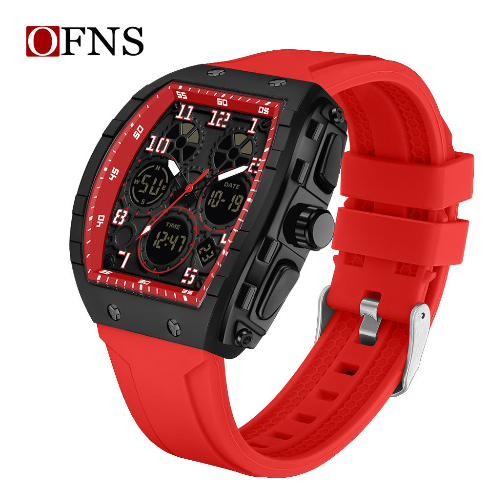 Reloj Digital Barril Multifunción Unisex – Cronometro Alarma Luminoso Resistente al Agua 50M