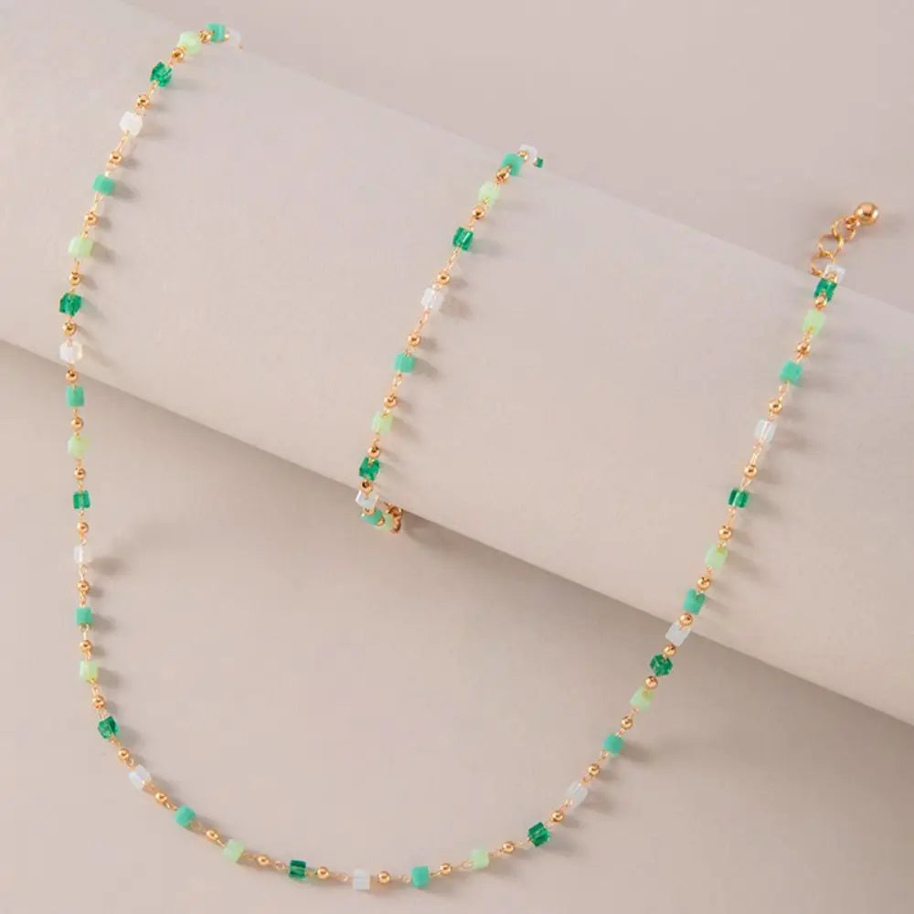 Collar Triángulo con Flecos Boho – Cadena Larga Dorada Clavicular Moda Chic