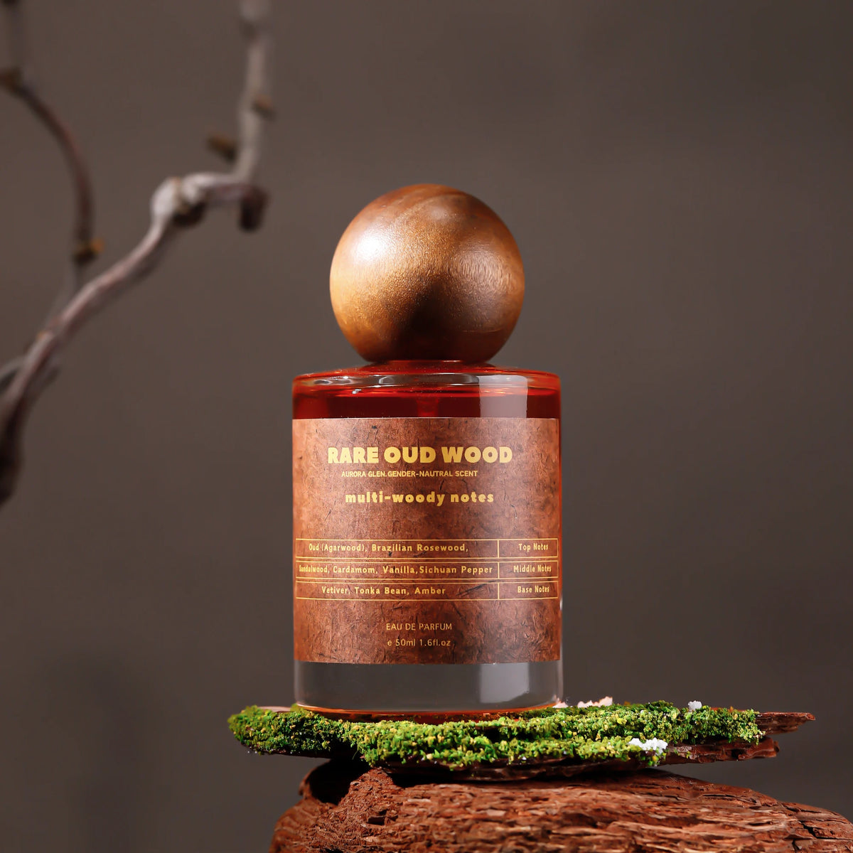 Perfume Oud Árabe Unisex – Fragancia Especiada Madera Oscura Larga Duración