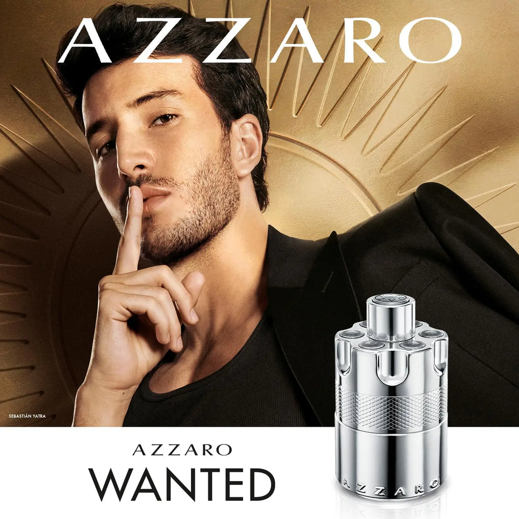 Azzaro Wanted Eau de Parfum Hombre – Amaderado Aromático Especiado Fresco Lujo Larga Duración
