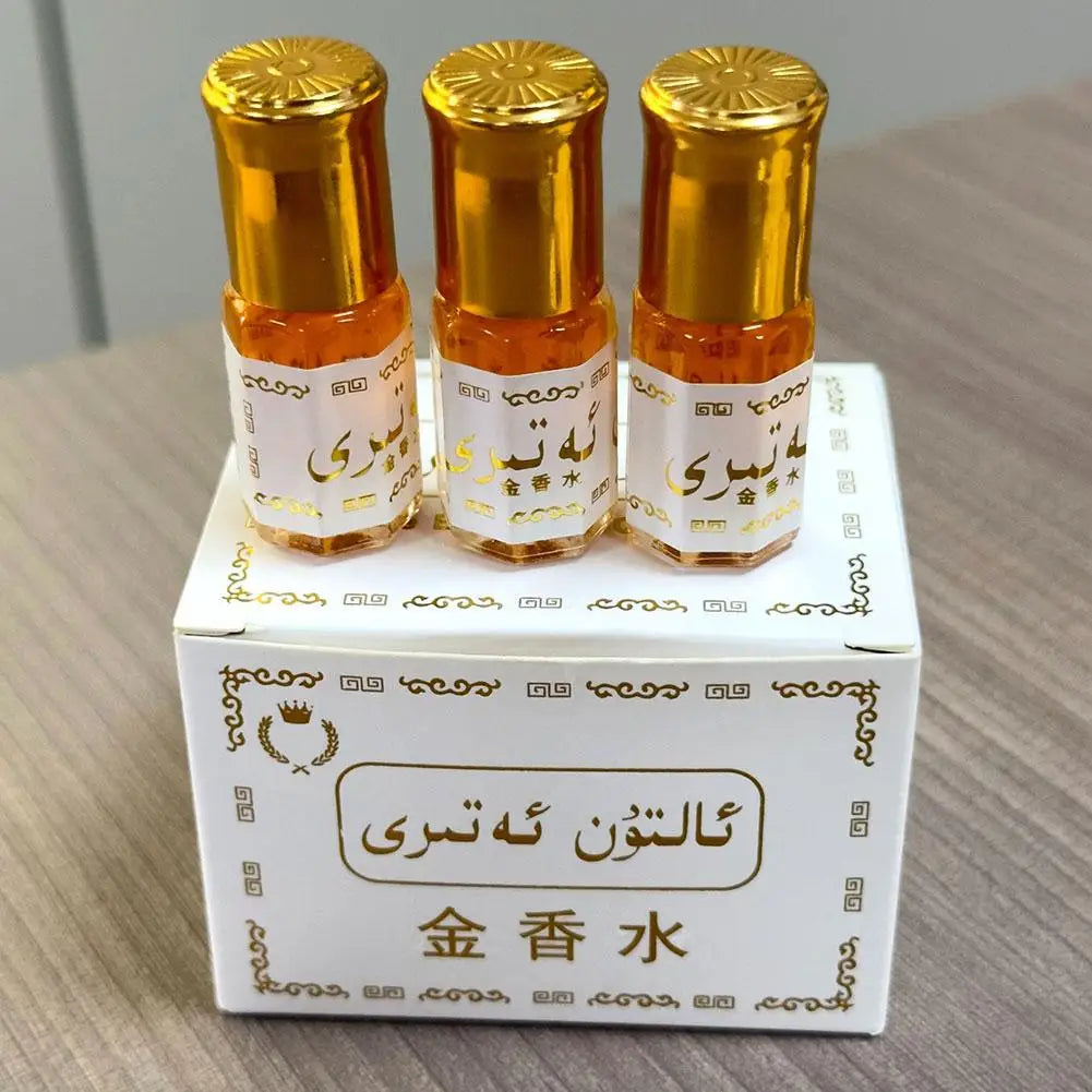 Aceite de Perfume Roll-On Árabe – Fragancia Dorada Larga Duración Unisex