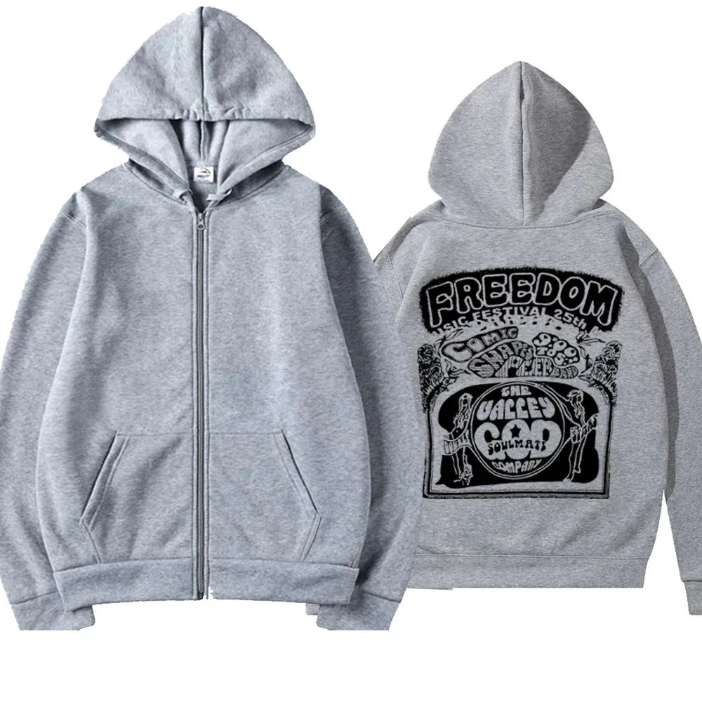 Sudadera con capucha y cremallera Simon Henriksson "Scream of Fear" – Sudadera de rol de Simon – Moda estética y regalo para gamers (Otoño/Invierno)