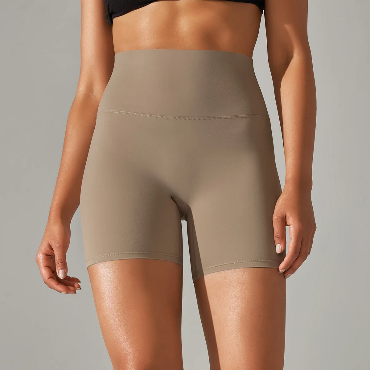 Shorts Mujer Yoga Running Ciclismo Cintura Alta – Transpirables Deportivos Gym Fitness Verano