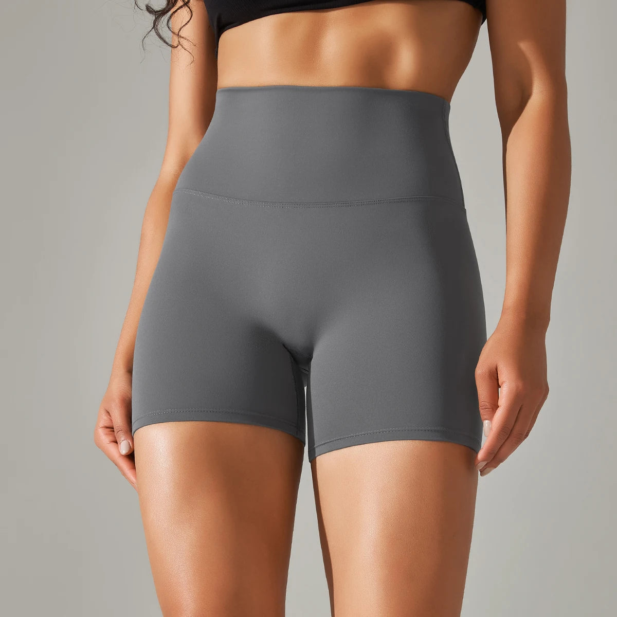 Shorts Mujer Yoga Running Ciclismo Cintura Alta – Transpirables Deportivos Gym Fitness Verano