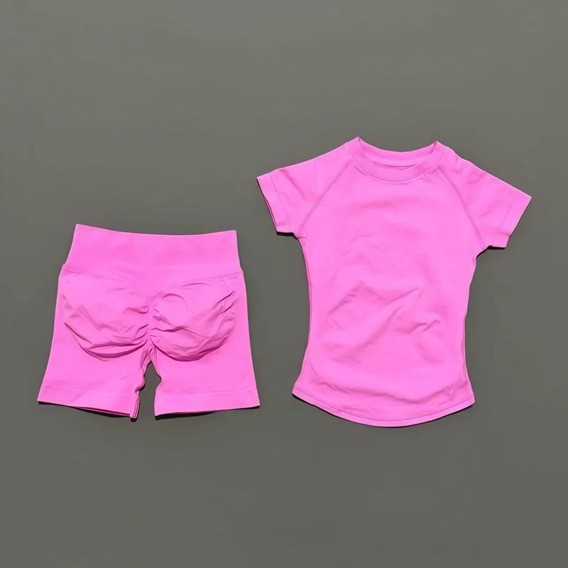 Set Deportivo Mujer 2 Piezas Sin Costuras – Yoga, Gym & Running, Verano