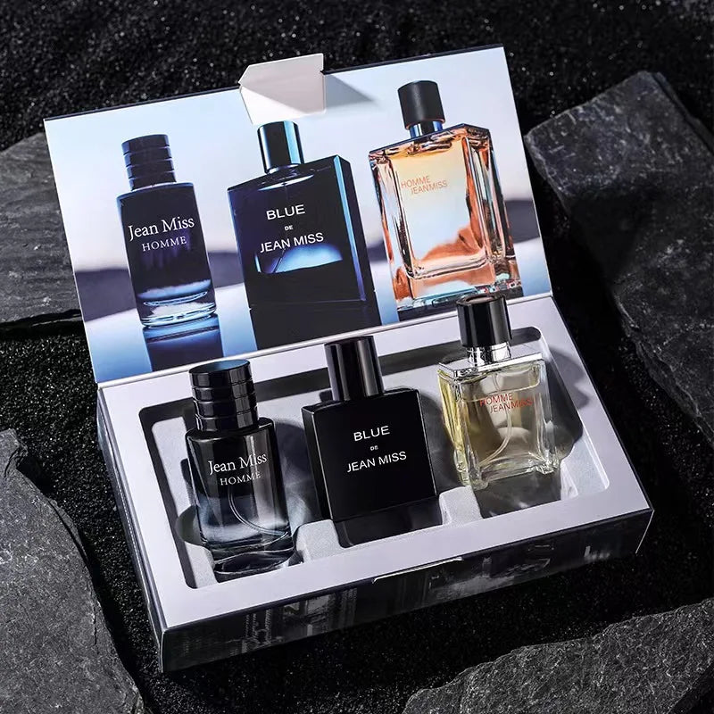 High-Quality Men's Cologne 3-Piece Set 90ml – Seductive Fragrance Gift Box