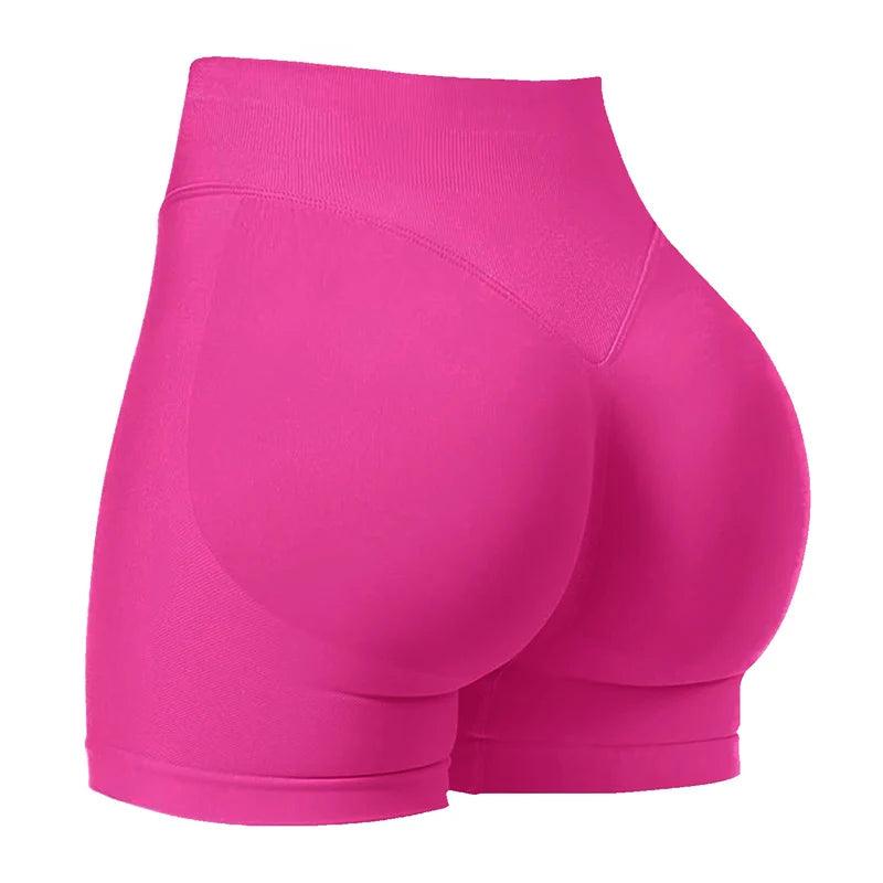 Shorts Gym Mujer Scrunch Butt Sin Costuras – Yoga, Running & Fitness