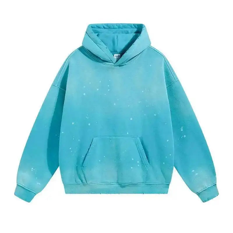 Conjunto Chándal Hombre Terciopelo Splash-Ink – Sudadera + Pantalón Casual Primavera Otoño