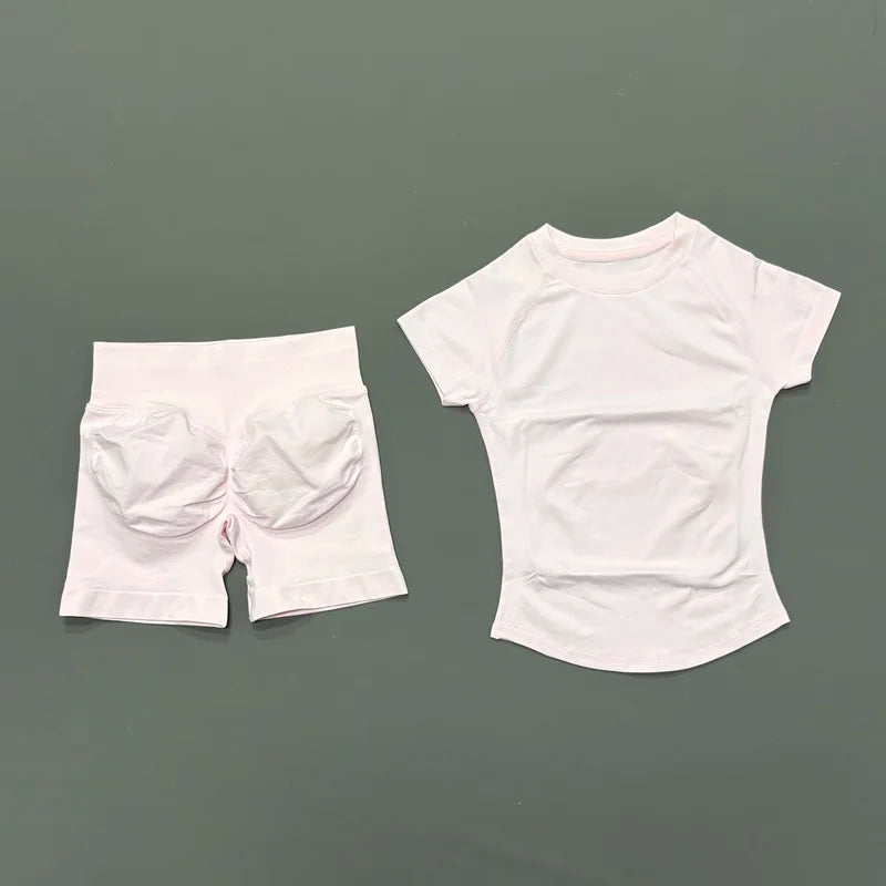 Set Deportivo Mujer 2 Piezas Sin Costuras – Yoga, Gym & Running, Verano