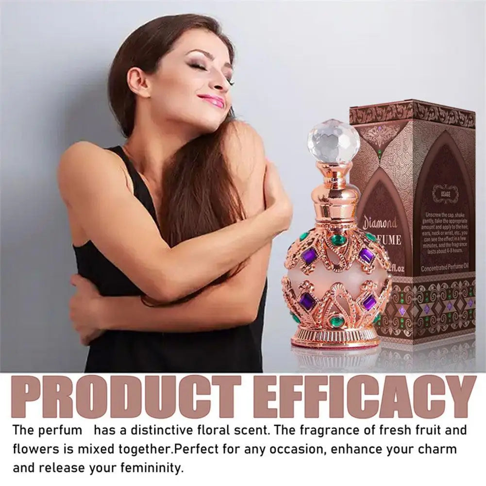 Arabic Perfume for Women – Floral Bouquet of Rose, Jasmine & Vanilla with Pheromones