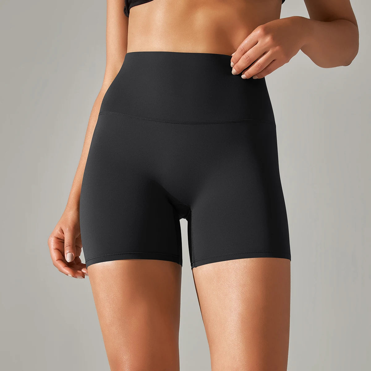 Shorts Mujer Yoga Running Ciclismo Cintura Alta – Transpirables Deportivos Gym Fitness Verano