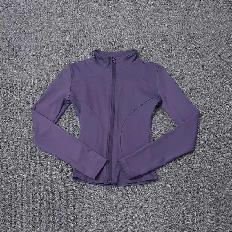 Chaqueta Deportiva Mujer Manga Larga – Yoga, Gym & Running, Secado Rápido