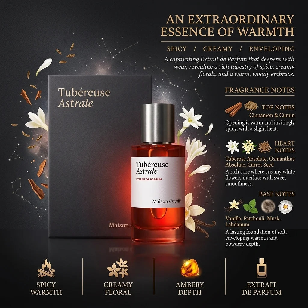 Maison Crivelli Perfume Unisex Premium 100ml – Fragancia Árabe Delicada Citas Cumpleaños