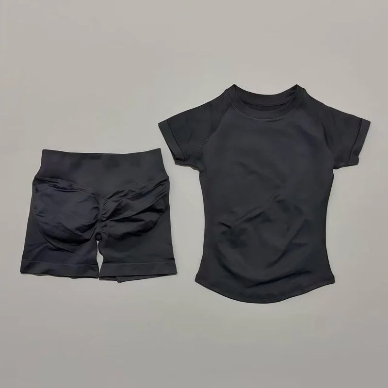 Set Deportivo Mujer 2 Piezas Sin Costuras – Yoga, Gym & Running, Verano