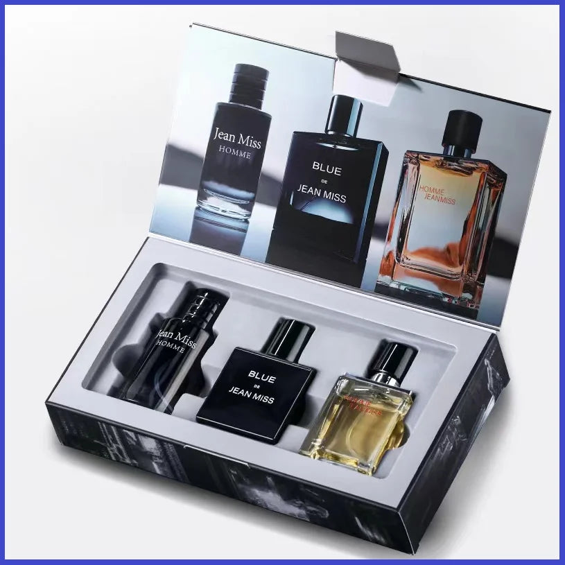 High-Quality Men's Cologne 3-Piece Set 90ml – Seductive Fragrance Gift Box