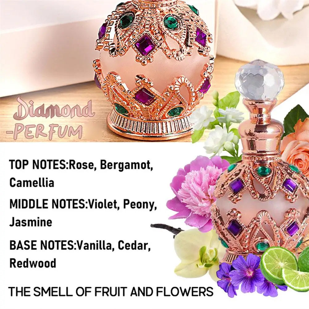 Arabic Perfume for Women – Floral Bouquet of Rose, Jasmine & Vanilla with Pheromones