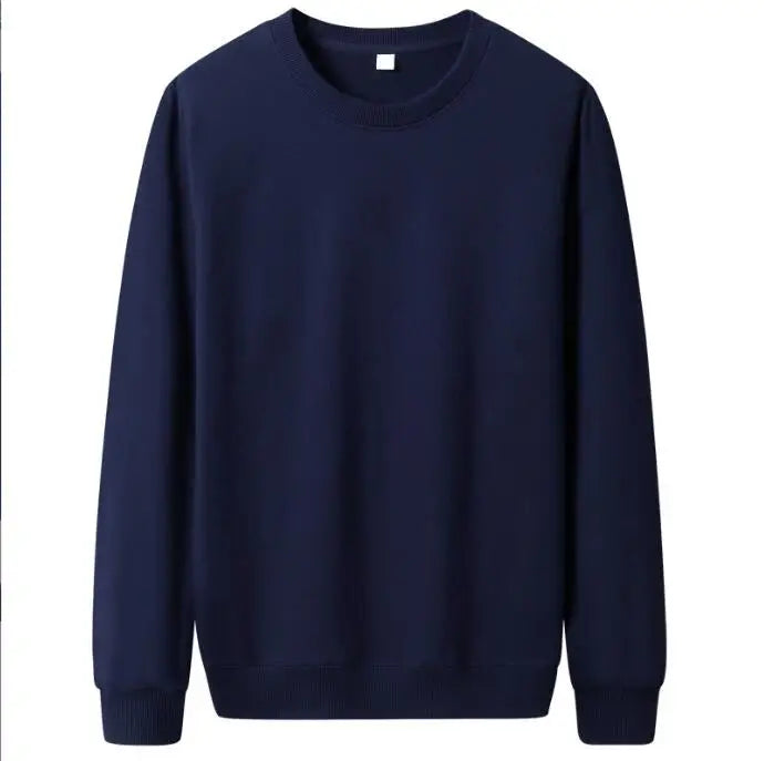 Sudadera Hombre Capucha Polar Color Sólido – Streetwear Casual Otoño Invierno