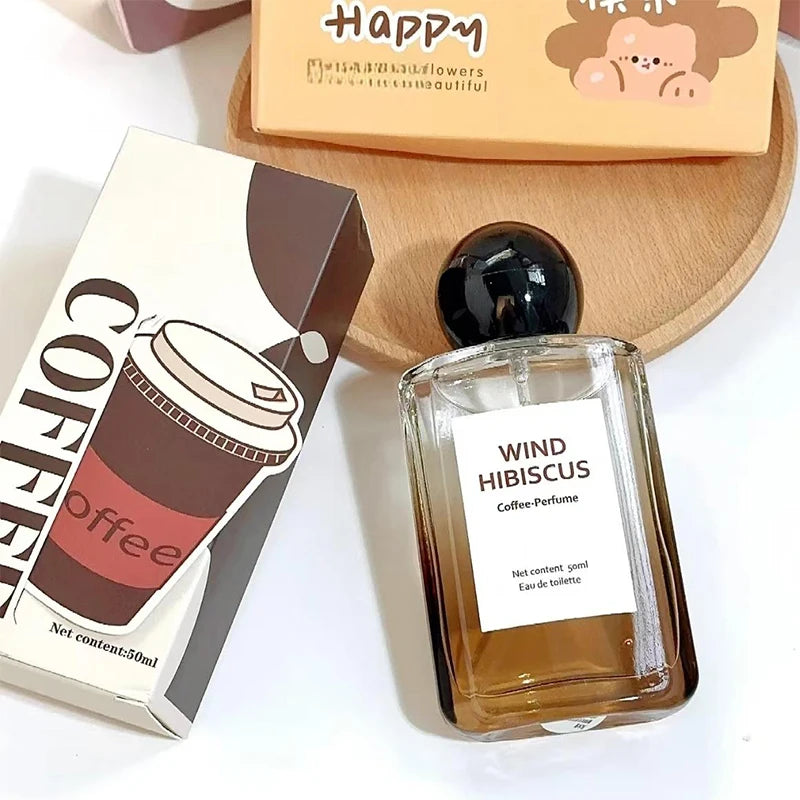 Perfume Mujer Café Negro Almizcle Vainilla Spray – Ámbar Rosa Floral Gourmand Larga Duración EDP