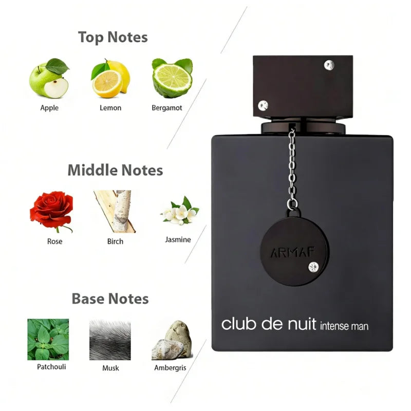 Armaf Club de Nuit Intense Man Eau de Toilette 105ml – Long-Lasting Seductive Classic Fragrance