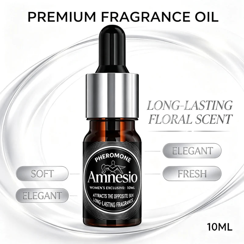 Unisex Pheromone Essential Oil 10ml – Portable Seductive Natural Scent Confidence