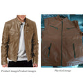 Men's Faux Leather Slim Fit Motorcycle Jacket 2024 – Casual Autumn Fashion Windbreaker Jacket