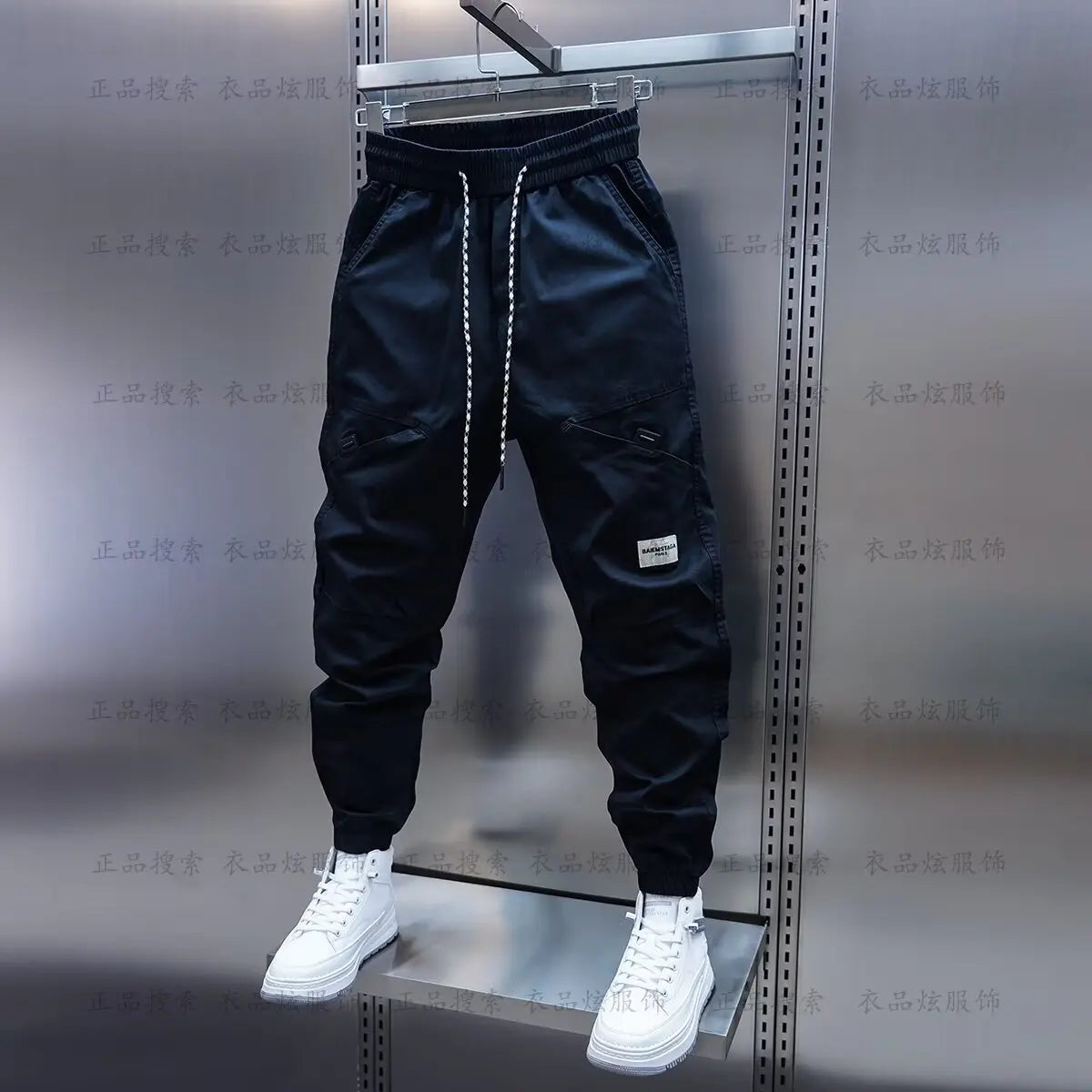 Pantalón Jogger Streetwear para Hombre – Cintura Elástica Estilo Japonés