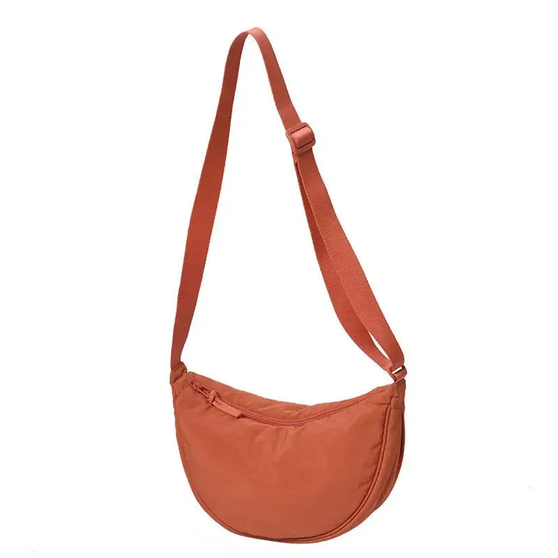 Bolso Bandolera Unisex Media Luna – Gran Capacidad Viaje & Uso Diario