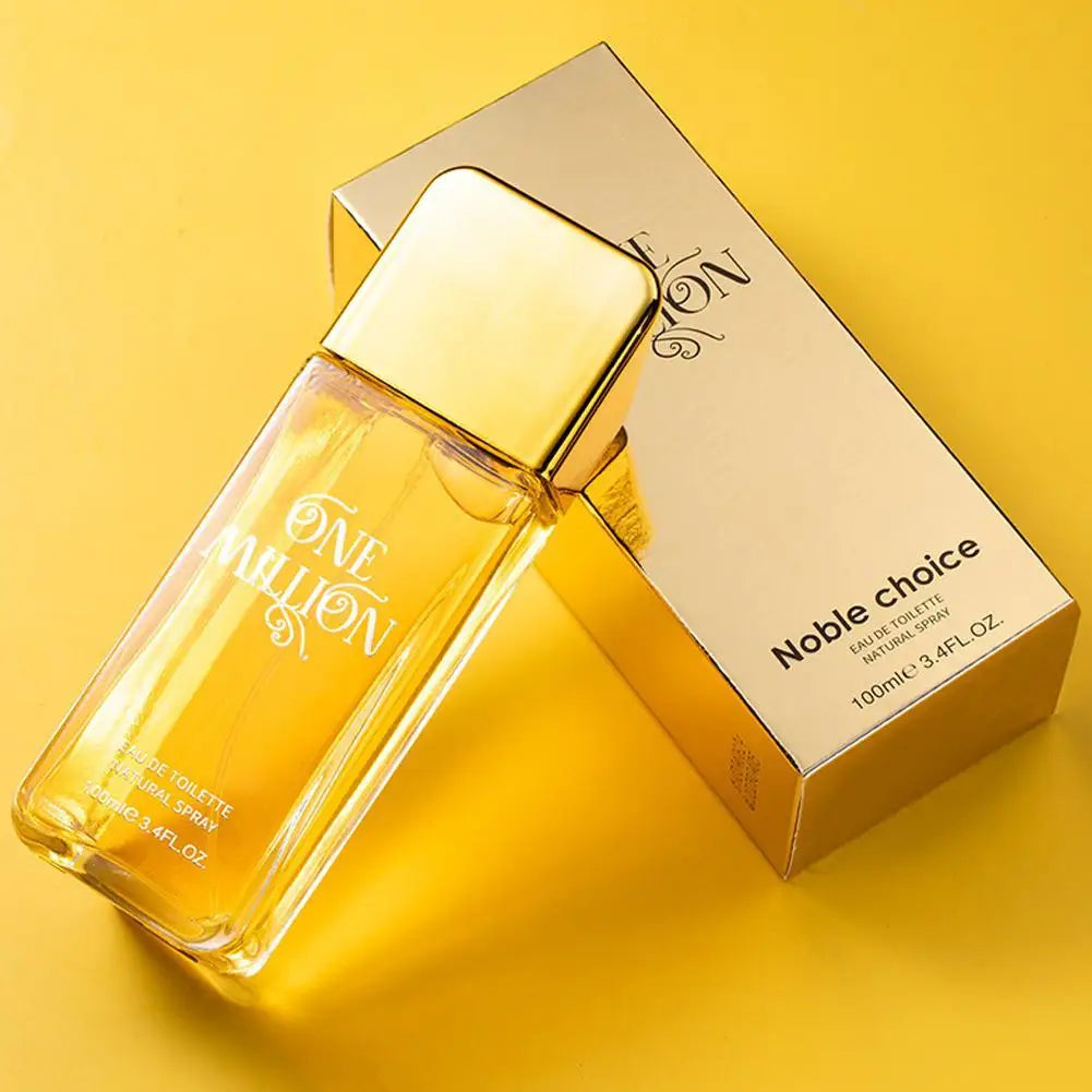 100ml Perfume Golden Million Gold Brick Extrait - Women Men's Long-Lasting Woody Fragrance Pray Fragrance