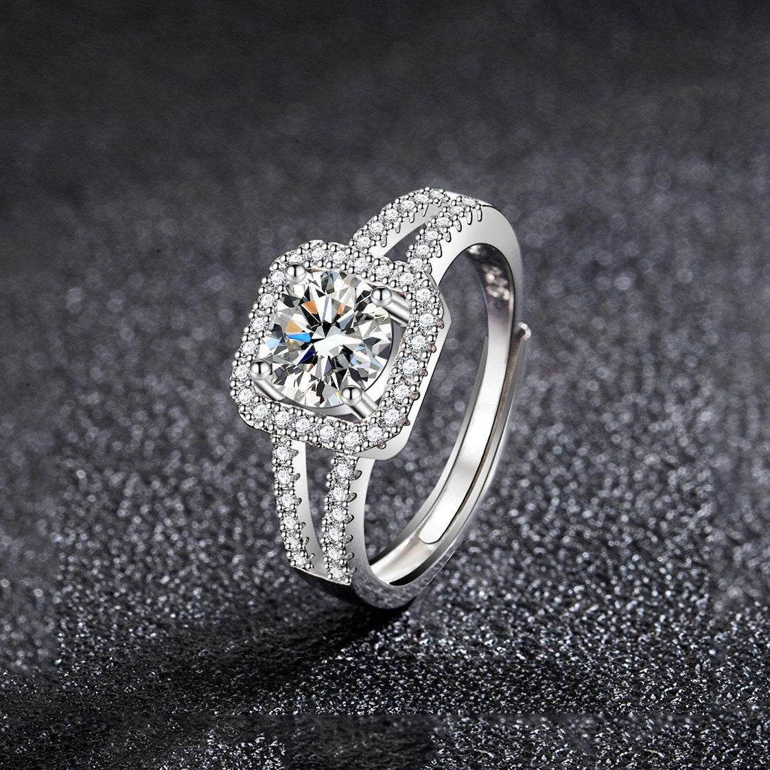 Anillo de Plata 925 con Zirconia 5A – Joya de Compromiso & Boda Top Calidad