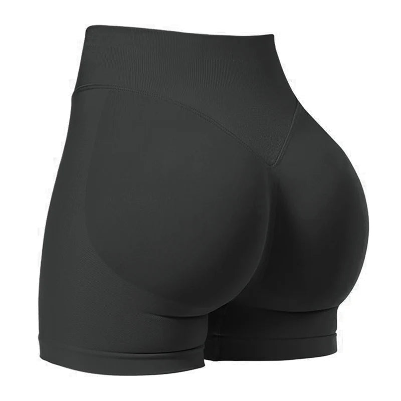Shorts Gym Mujer Scrunch Butt Sin Costuras – Yoga, Running & Fitness