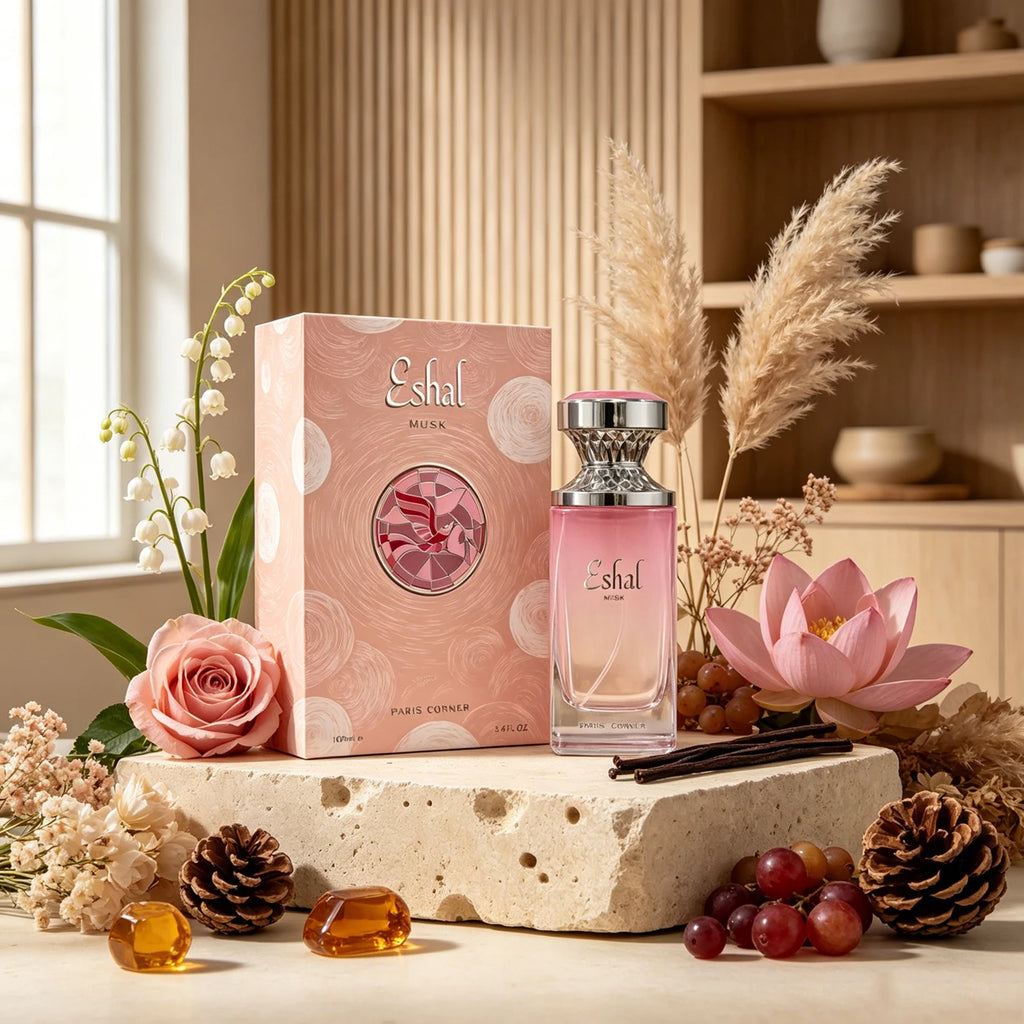 Eshal Musk Eau de Parfum Unisex Lujo 100ml – Almizle Blanco Suave Larga Duración