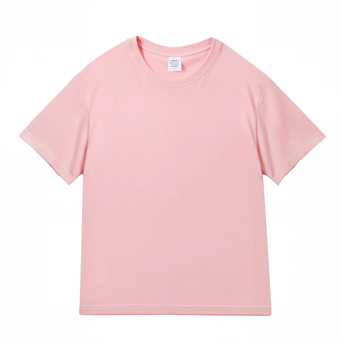 Women's 100% Cotton Basic Short Sleeve T-Shirt – White & Black, Unisex Casual