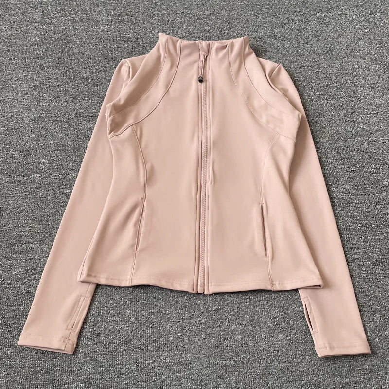 Chaqueta Deportiva Secado Rápido Mujer con Cremallera – Running, Yoga & Ciclismo