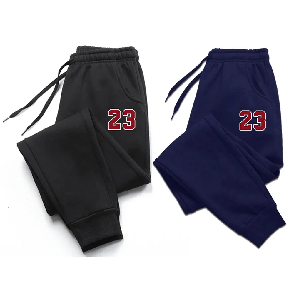 Pantalones de hombre, 23. Pantalones deportivos de felpa estampados, pantalones de jogging cálidos, pantalones de exterior para hombre, corte recto, moda, entrenamiento, deportes, pantalones largos casuales.