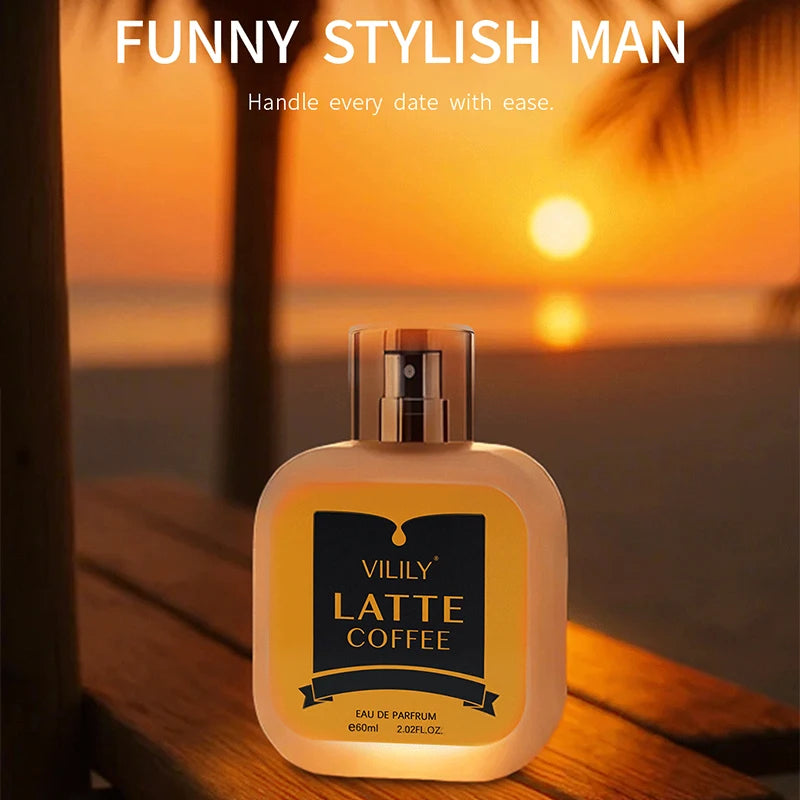 Vilily Perfume Hombre Gourmand 60ml – Chocolate Coco Café Amaderado Natural Suave Premium Spray