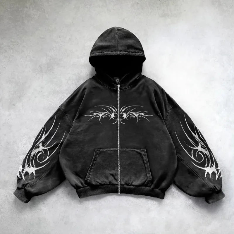 Sudadera Urbana "Star & Sky" Retro